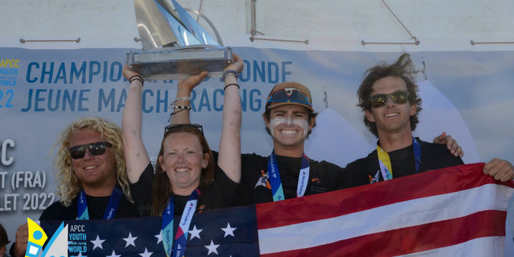 L’Américain Jeffrey Petersen Champion du Monde Jeune de Match Racing 2022 !